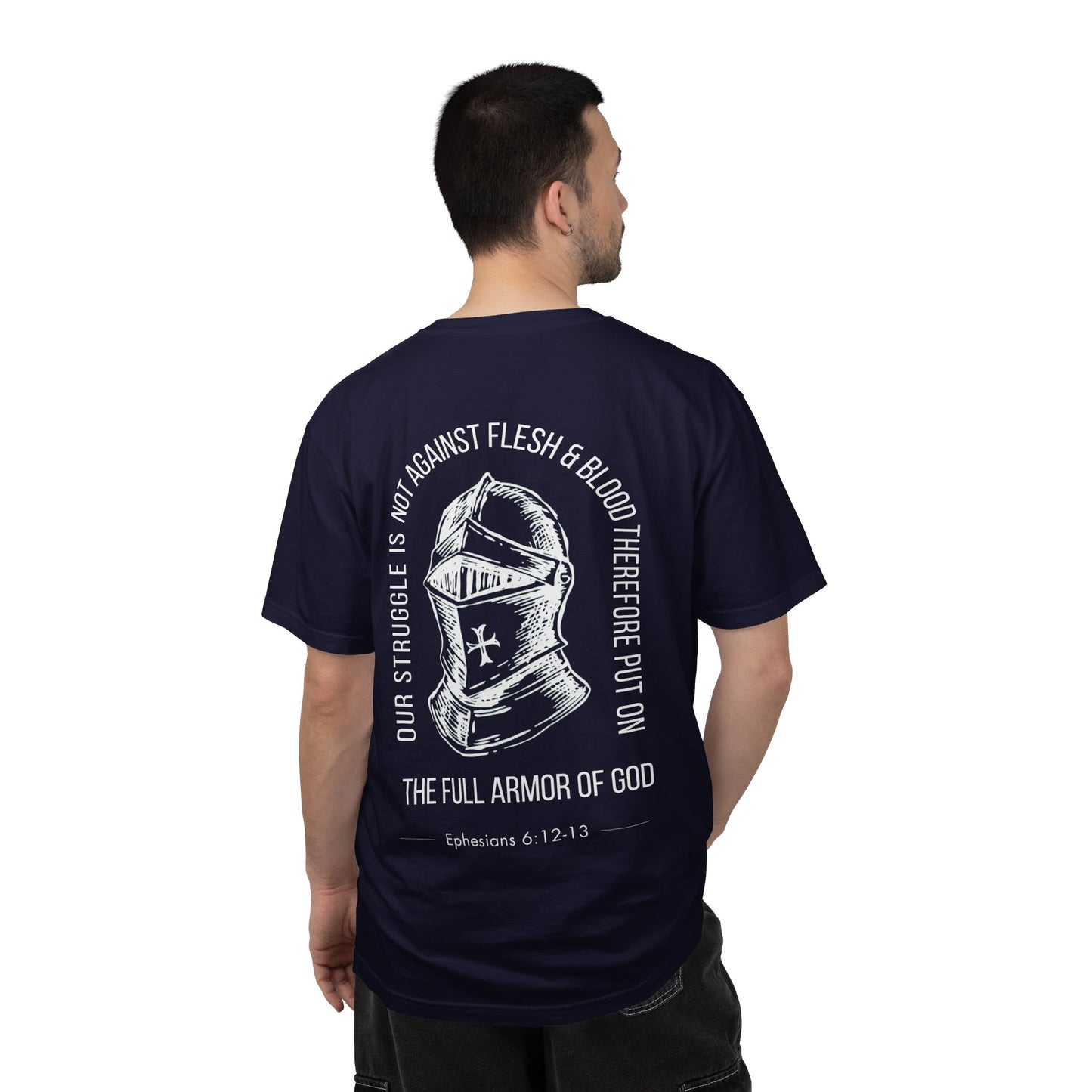 The Full Armor of God Christian T-Shirt — Root and Rise Co. — Ephesians 6:12-13 Comfort Colors 1717 Unisex Tee