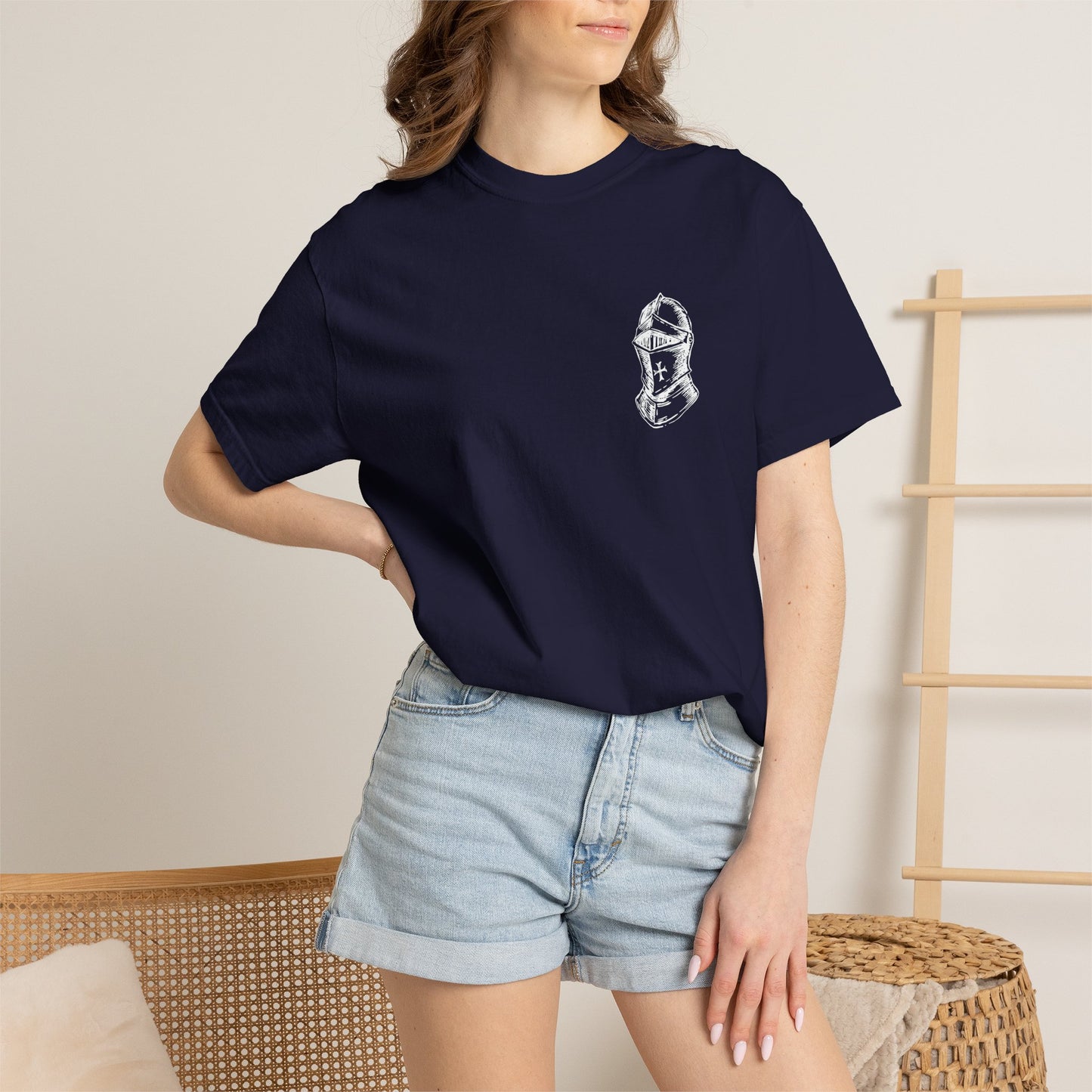 The Full Armor of God Christian T-Shirt — Root and Rise Co. — Ephesians 6:12-13 Comfort Colors 1717 Unisex Tee