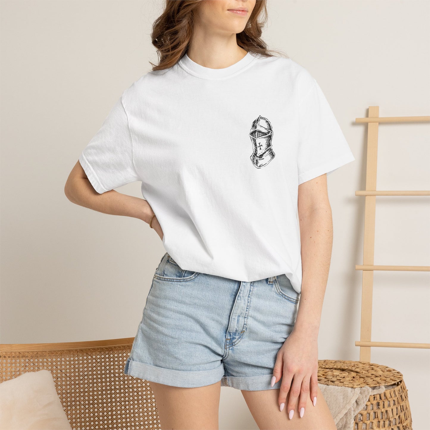 The Full Armor of God Christian T-Shirt — Root and Rise Co. — Ephesians 6:12-13 Comfort Colors 1717 Unisex Tee