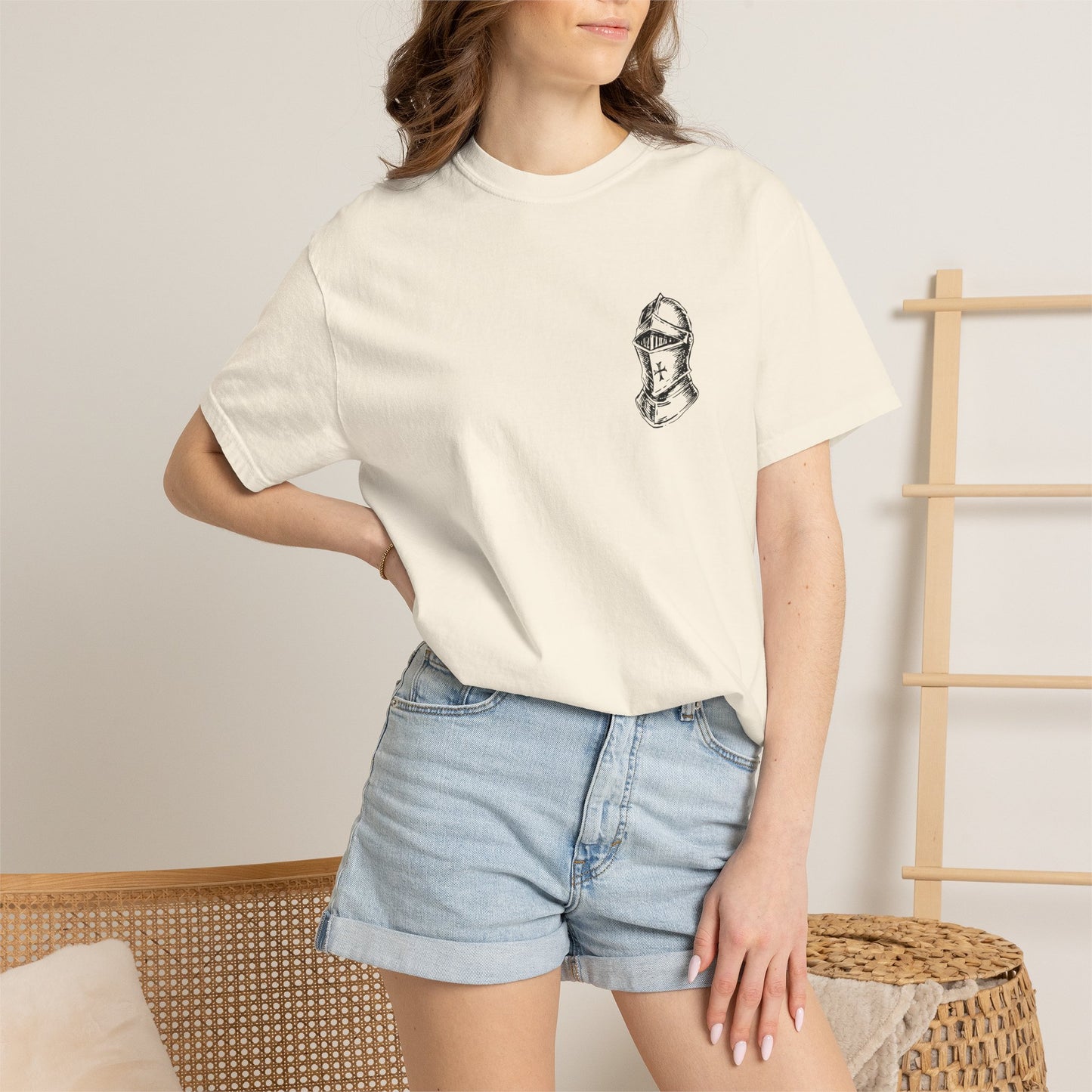 The Full Armor of God Christian T-Shirt — Root and Rise Co. — Ephesians 6:12-13 Comfort Colors 1717 Unisex Tee