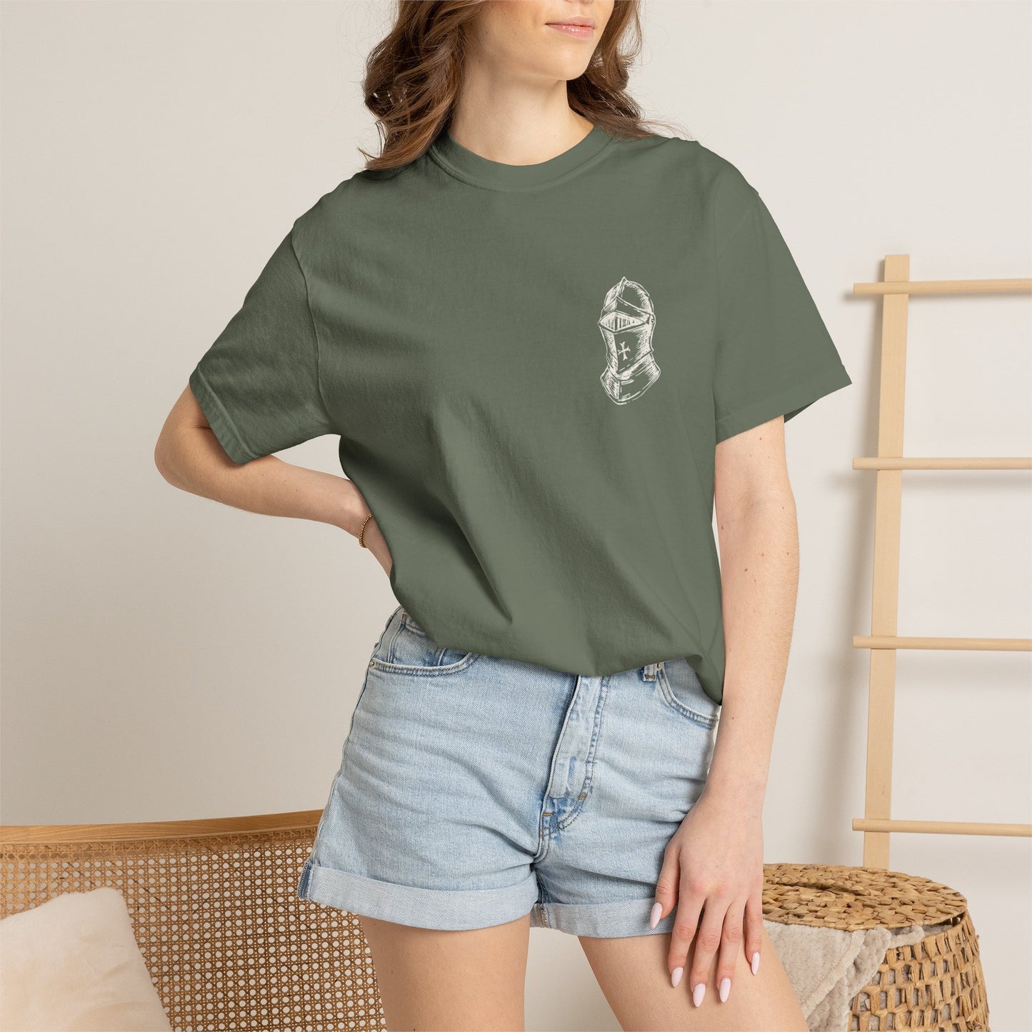 The Full Armor of God Christian T-Shirt — Root and Rise Co. — Ephesians 6:12-13 Comfort Colors 1717 Unisex Tee