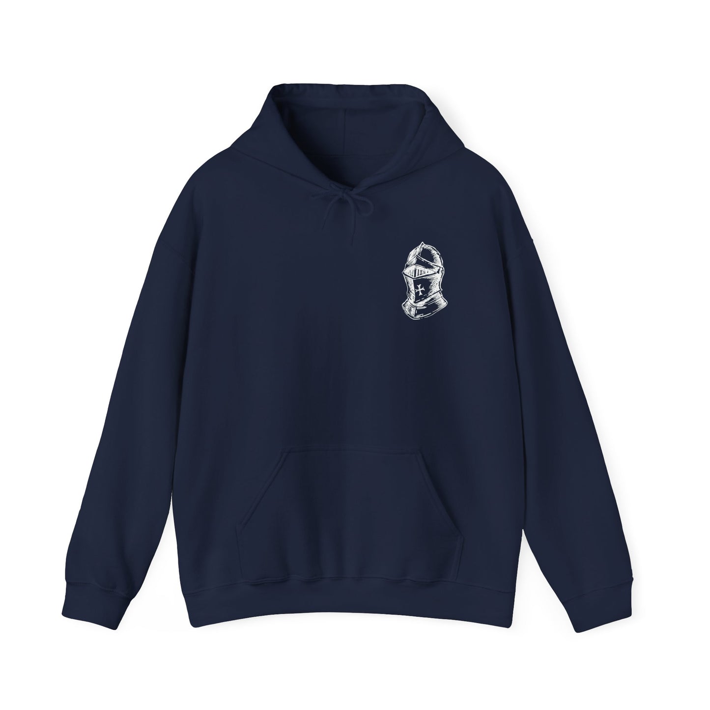The Full Armor of God Christian Hoodie — Root and Rise Co. — Ephesians 6:12-13 Gildan 18500 Unisex Hoodie