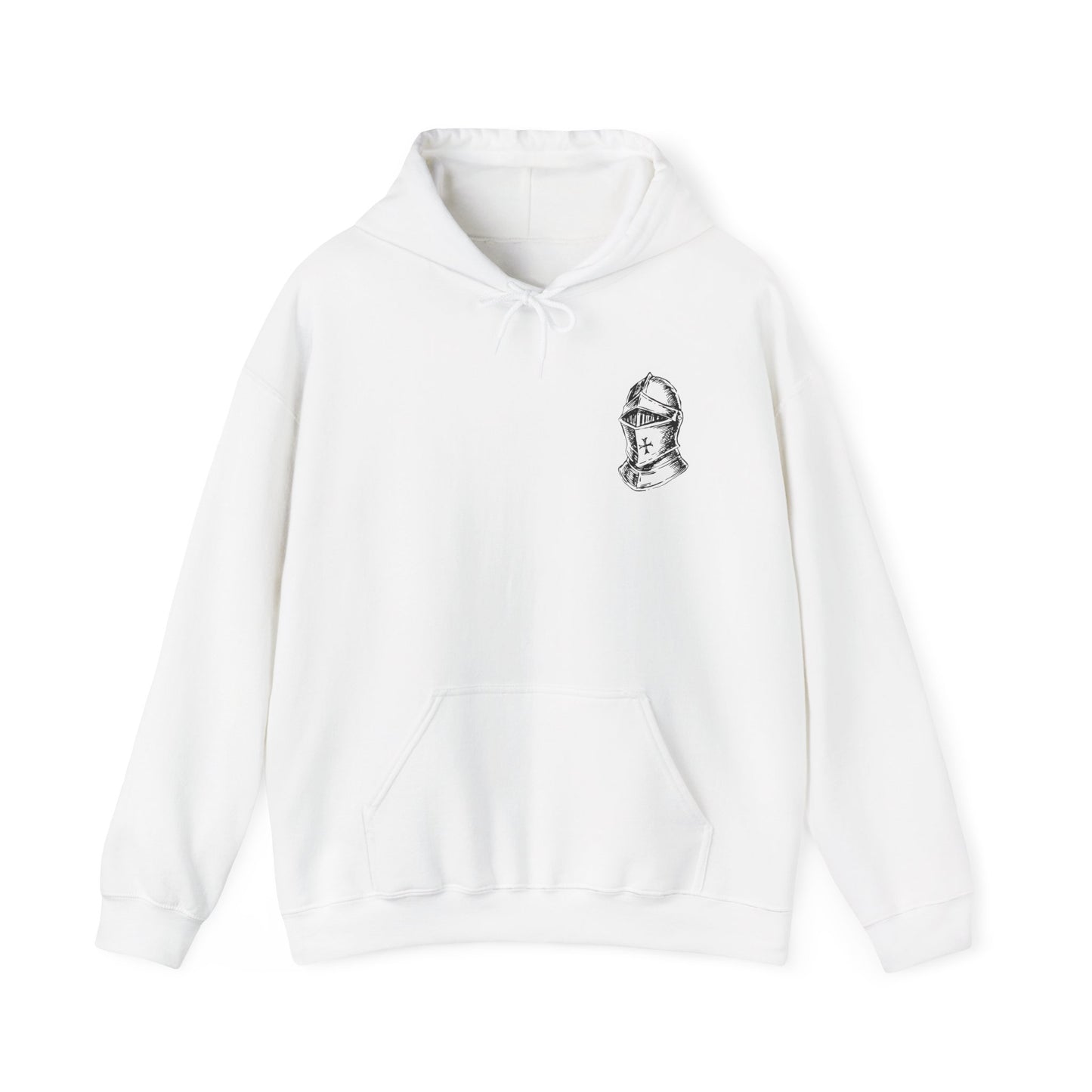 The Full Armor of God Christian Hoodie — Root and Rise Co. — Ephesians 6:12-13 Gildan 18500 Unisex Hoodie