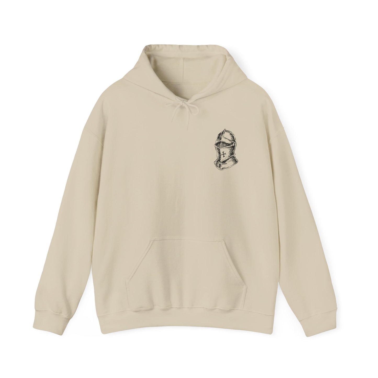 The Full Armor of God Christian Hoodie — Root and Rise Co. — Ephesians 6:12-13 Gildan 18500 Unisex Hoodie
