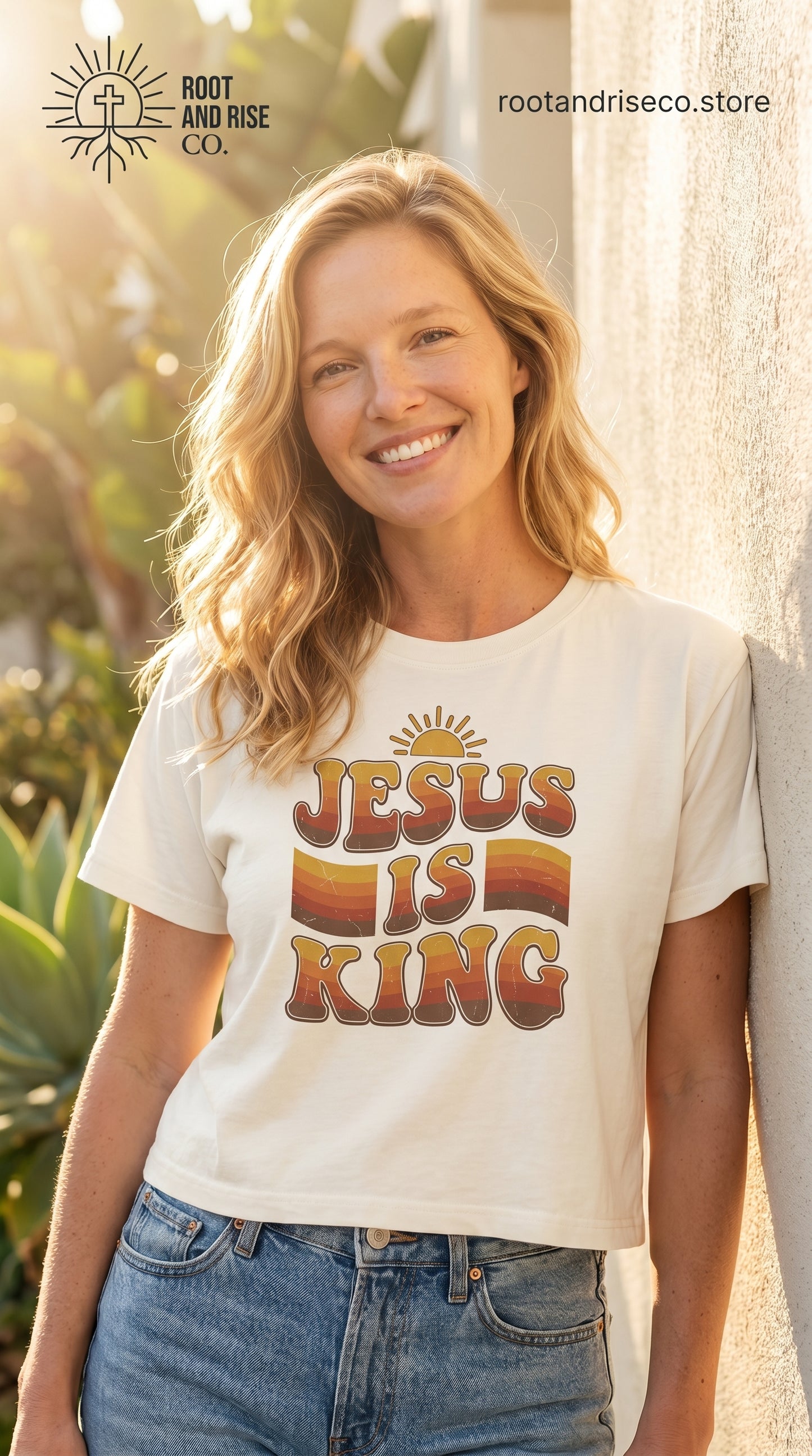 Jesus Is King Women's Boxy Tee — Revelation 19:16